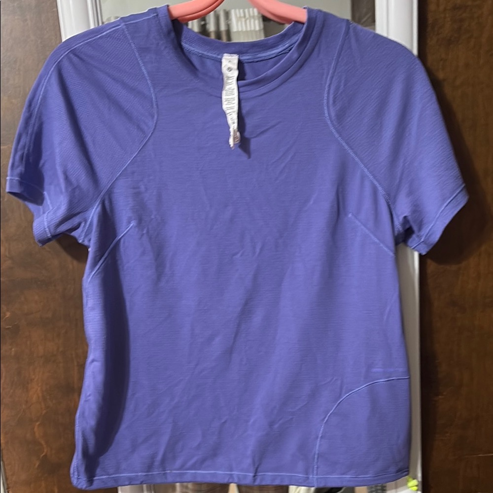 lululemon athletica Purple Short Sleeve Tee